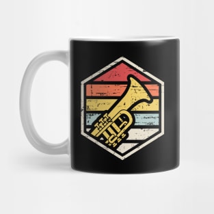 Retro Badge Trumpet Mug